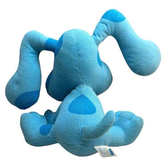 VTG 90s Blues Clues Pose-A-Blue 8" Plush Blue PBS Tyco 1997 Stuffed Animal Dog - Picture 4 of 16